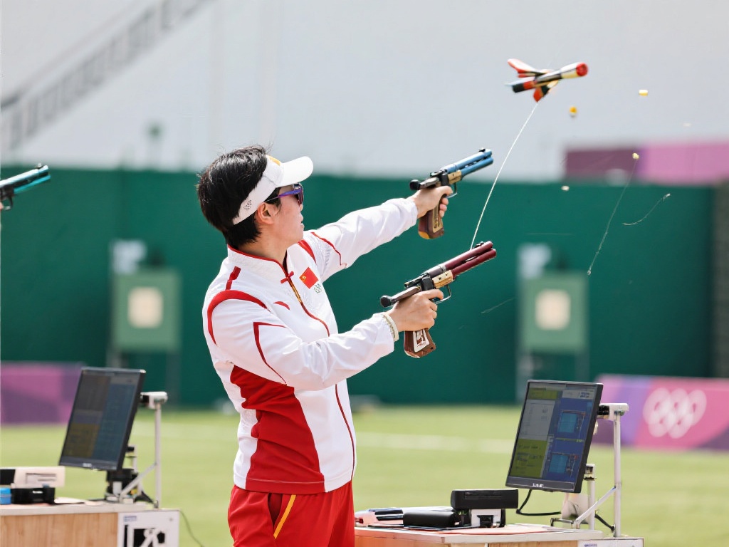 中国队飞碟亚洲杯收官 奥运项目勇夺2金1银 飞碟射击作为奥运会中的经典项目之一,以高